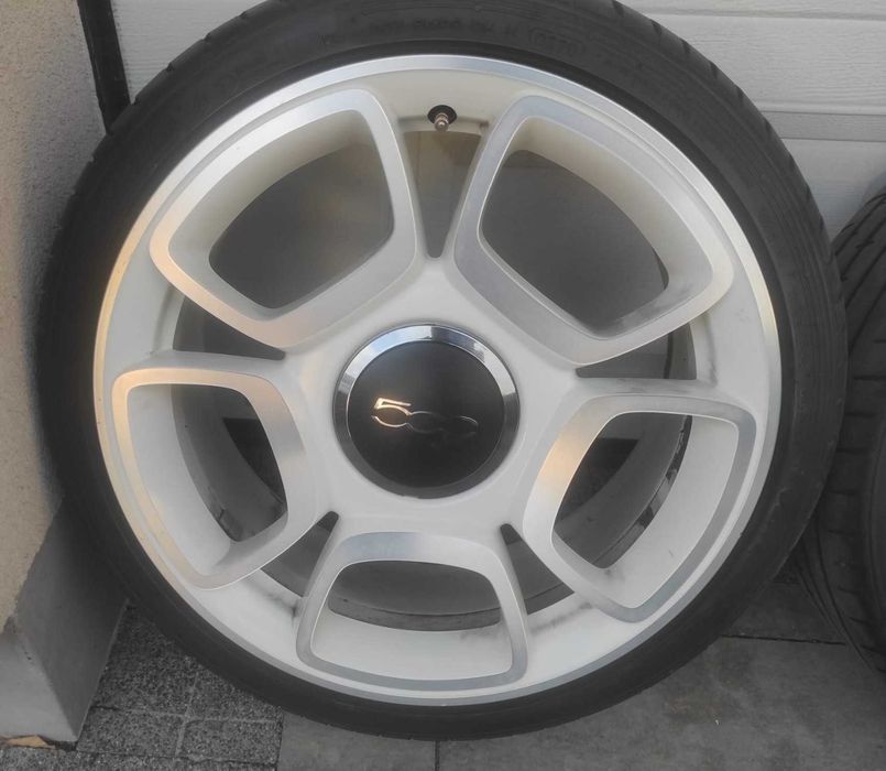 FIAT 500 ABARTH 17" kpl. koła, felgi 4x98 ET 38, OE 51884258