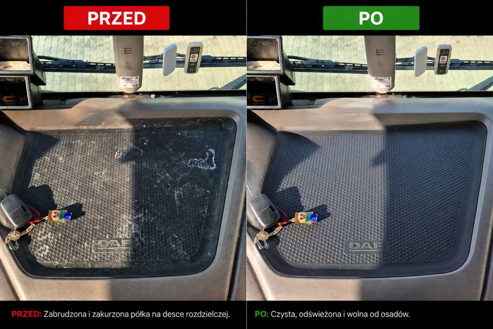 Pranie i kompleksowe czyszczenie kabin TIR – OD 400 ZŁ