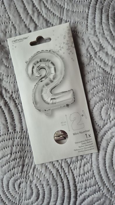 Balon foliowy mała cyfra 2