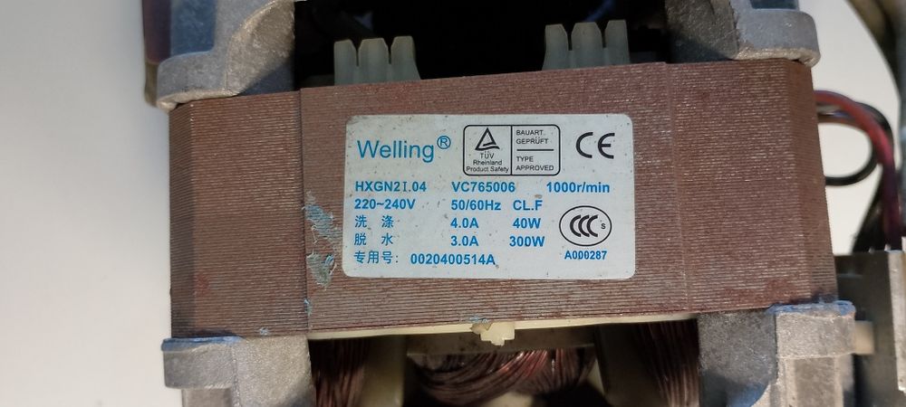 Motor máquina de lavar roupa,welling HXGN2I 04