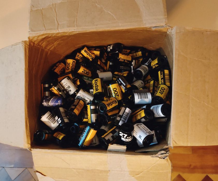 Chassis/canisters 35mm vazios