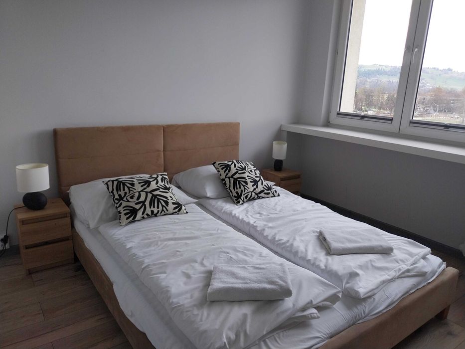 Mieszkanie 46 m² w centrum Zakopanego, blisko Krupówek z widokiem na Giewont