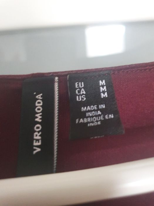 sukienka Vero Moda M bordowa