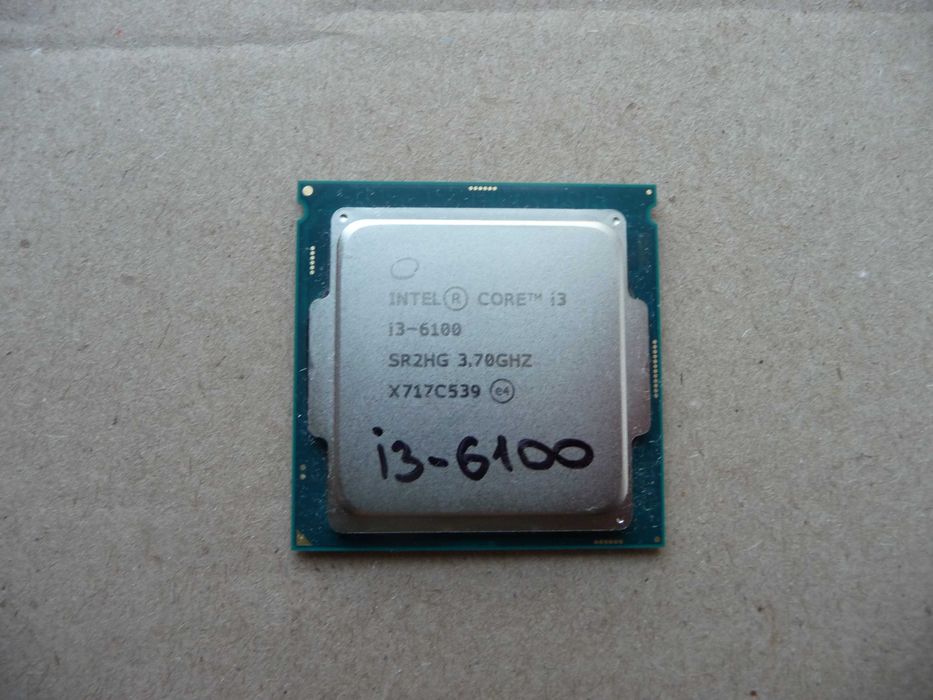Intel Core i3-6100 (3 МБ 3,70 ГГц) 51W  Socket 1151