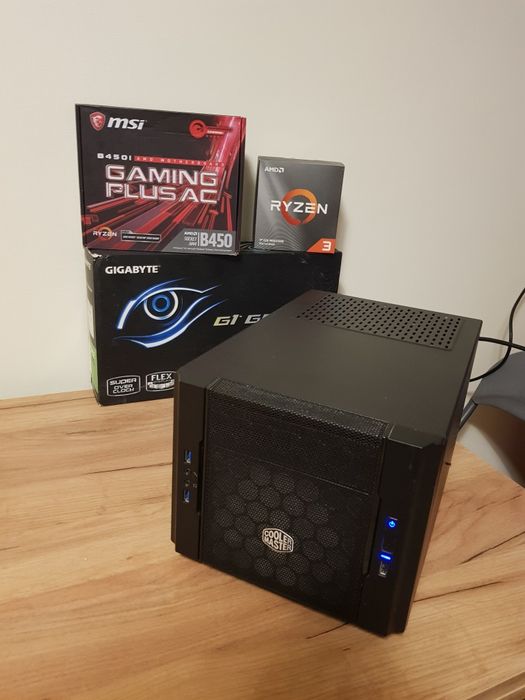 Komputer AMD Ryzen3 3100/ 12GB/  SSD/ GTX970 4GB/ B450/ Wifi/ ITX