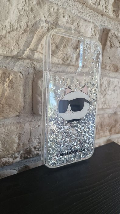 Etui Karl Lagerfeld z poruszający sie cekinami do Iphone 14 Pro Max Oryginalne