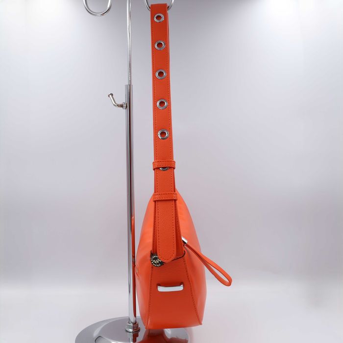 Сумка жіноча шкіряна Polina & Eiterou C1094H Orange Сумка женская кожаная помаранчева