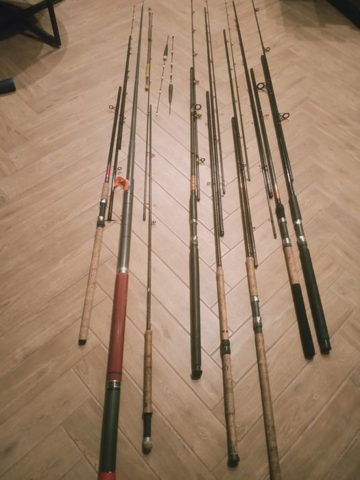 Sprzedam wędki wraz z kołowrotkami