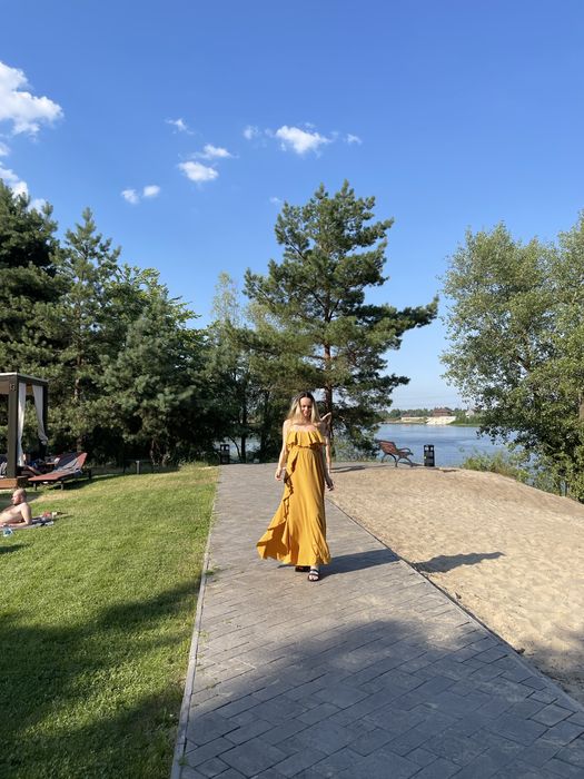 Сукня максі для вагітних