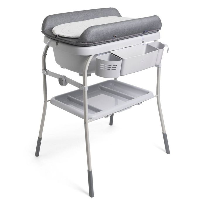 Banheira Vestidor Chicco Cuddle & Bubble Graphite Melange