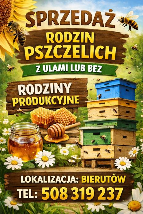 Sprzedam rodzinny pszczele