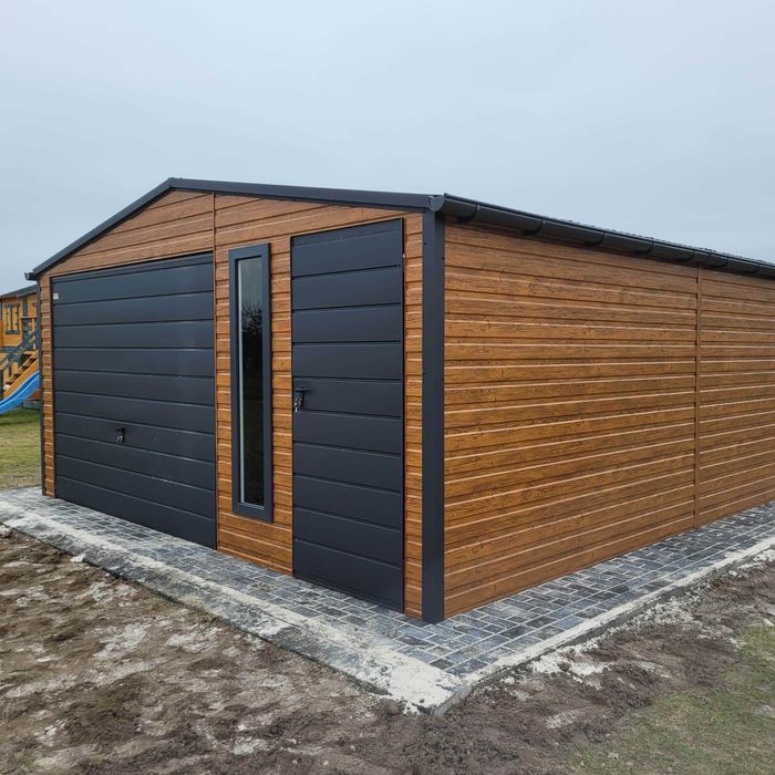 Gniezno Słupca Konin Garaże Blaszane Blaszak Drewnopodobny 3x5 4x6 6x5