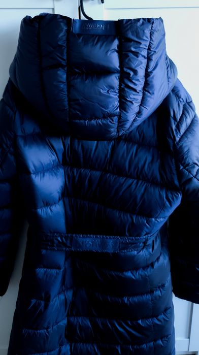 Geographical Norway Kurtka Zimowa Płaszcz Pikowany Damski Granatowy Pa