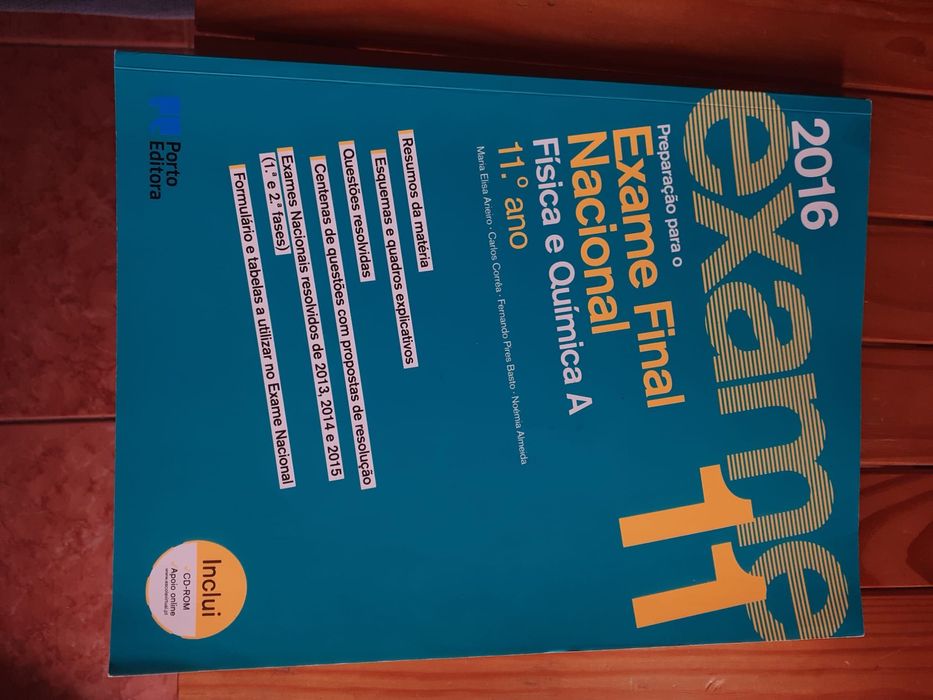 Livro Preparação para o Exame Física Química A 2016
