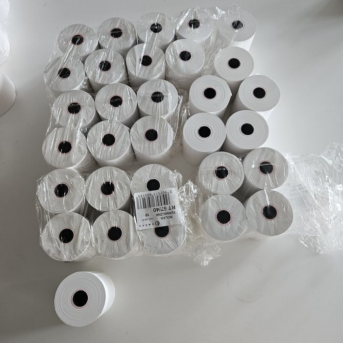 Papier do kas fiskalnych 57/40 - 31 sztuk