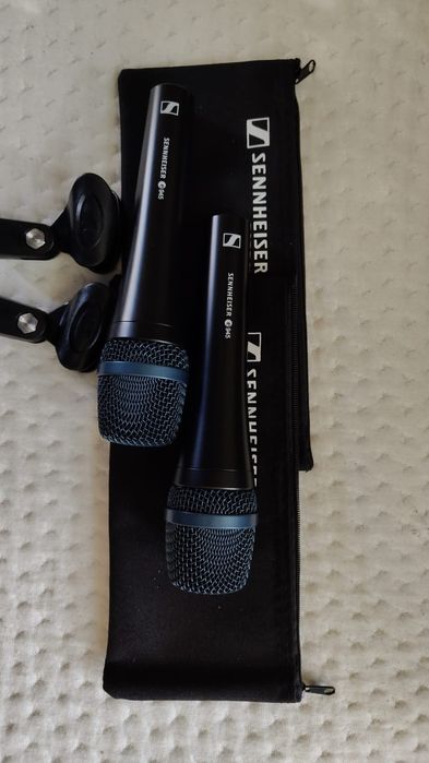 Dwa mikrofony Sennheiser e945