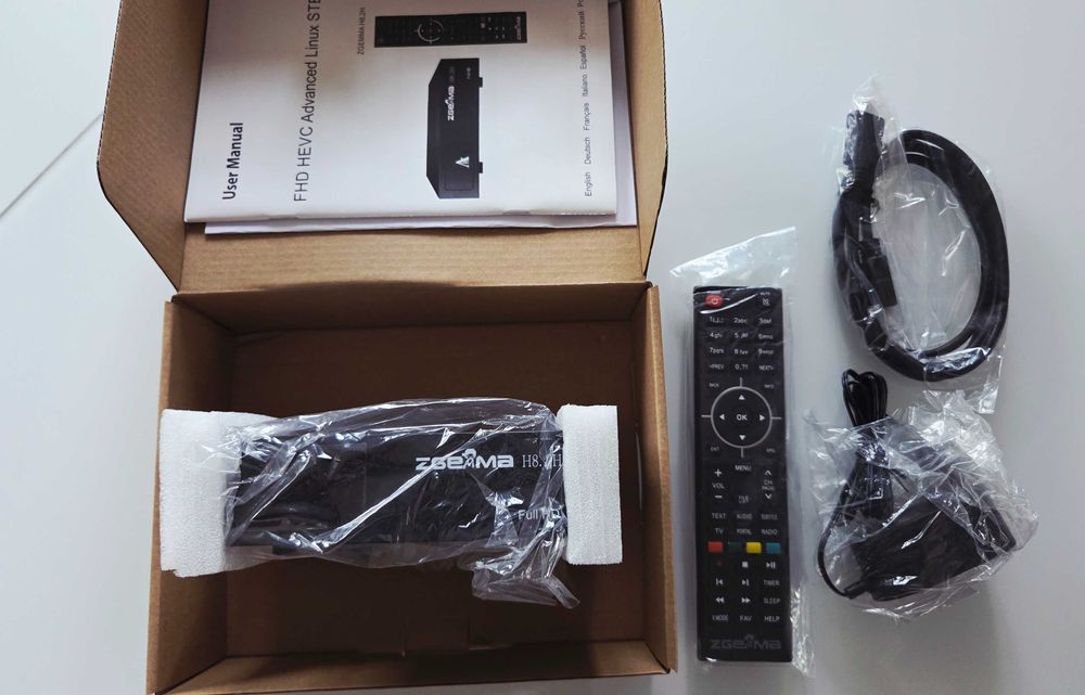 NOWY Odbiornik telewizyjny Zgemma H8.2H DVB-S2 DVB-T2