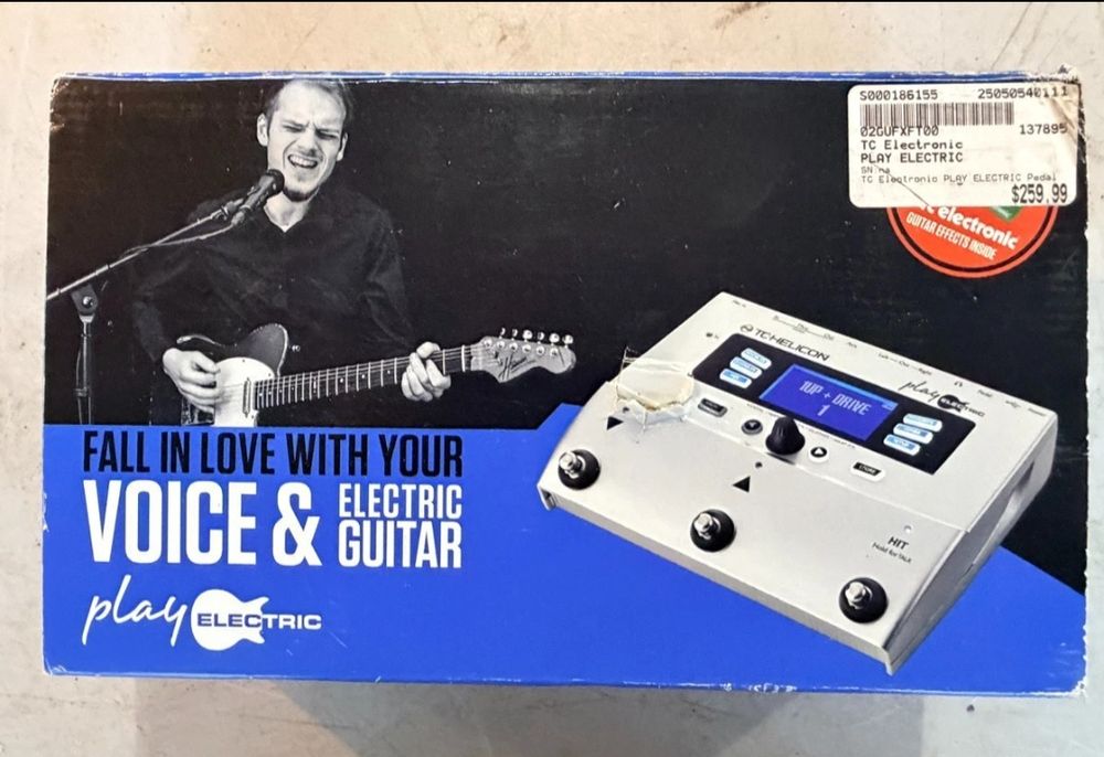 Вокальний процесор. Гармонайзер.  TC Helicon Voicelive Electric.