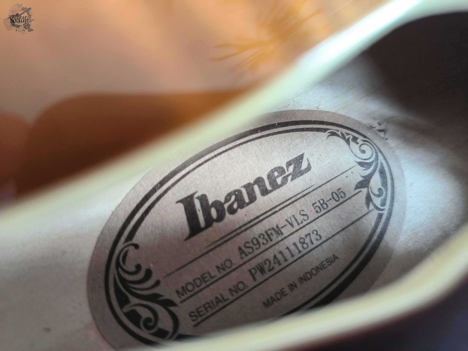 Ibanez AS 93 Flame Maple Semi-hollow '2024 Violin Sunburst