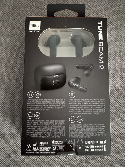 JBL Tune Beam 2 nowe ANC