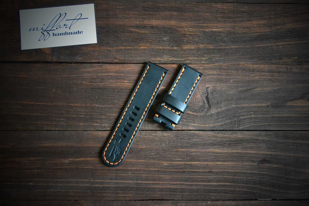 Кожаный ремешок для часов Garmin. Ручная работа. Днепр