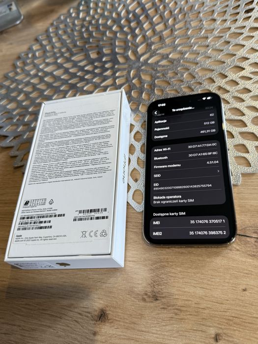 iPhone 14pro 512gb 80% baterii oryginał
