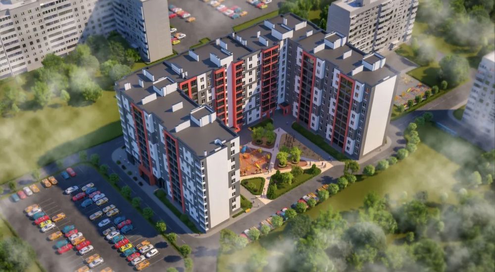 Новобудова 1-но кім квартири ЖК Глорія 5 поверхи 42.2 та 45,15 кв.м