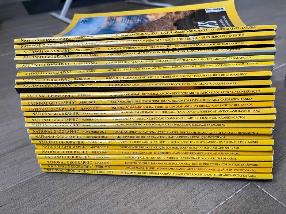 Revistas National Geographic (Abr 2024 – Fev 2026)
