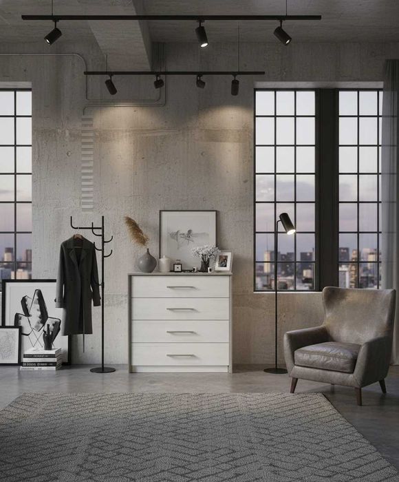 Комод Сара 80 выполненный в теплых оттенках натурального дерева