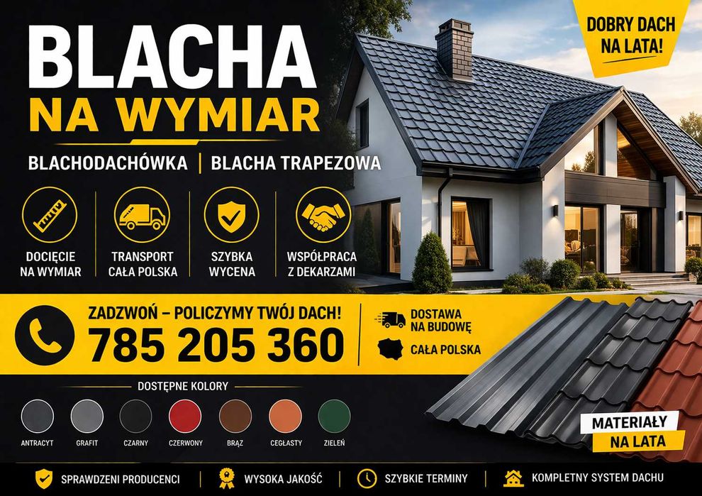 #Blacha Trapezowa Najtaniej  Producent Dostawa Gratis #Blachodachówka