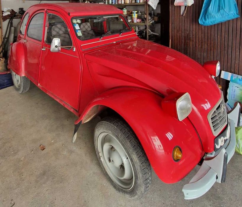 Citroen 2CV 6club de 1987 vermelho
