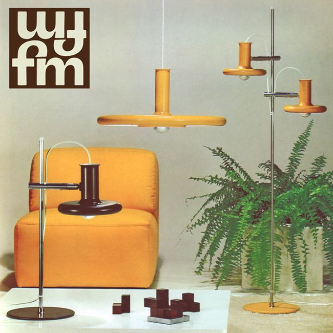 Candeeiro de pé duplo Optima castanho por Hans Due para Fog & Mørup