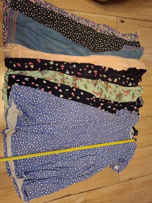Paka ubrań ek dla dziewczynki 140 sukienki h&m