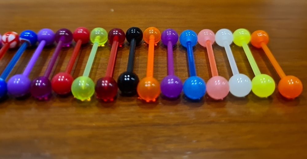 10 Piercings para língua em silicone