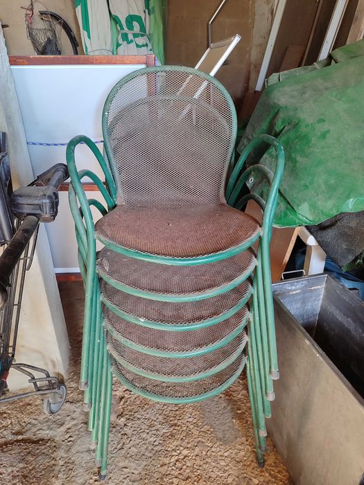 Cadeiras de ferro de exterior