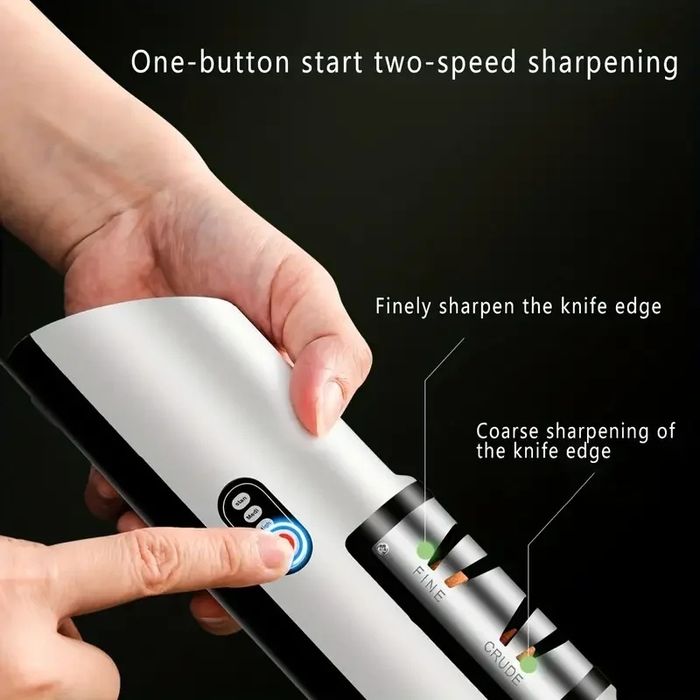 Електрична точила для ножів та ножиць з акумулятором White