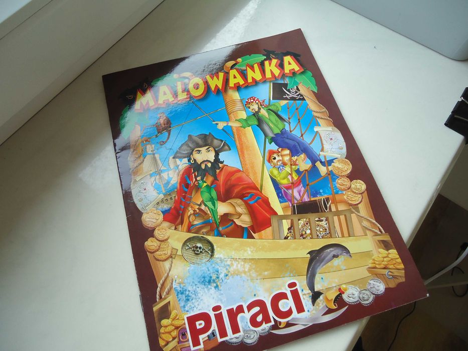 Malowanka kolorowanka Piraci nowa