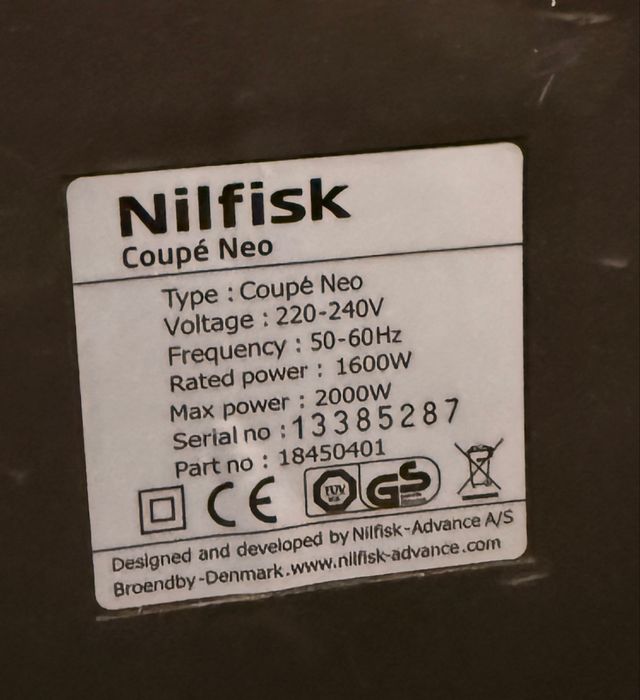 Aspirador Nilfisk Coupé Neo