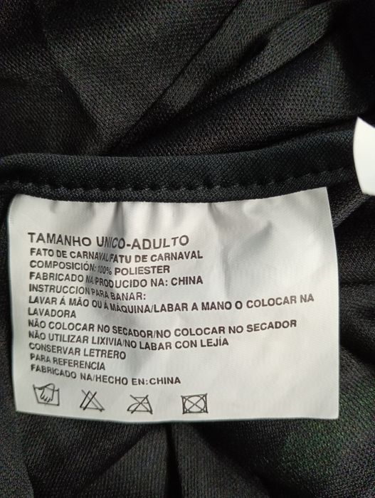 Roupa de carnaval ou alloween