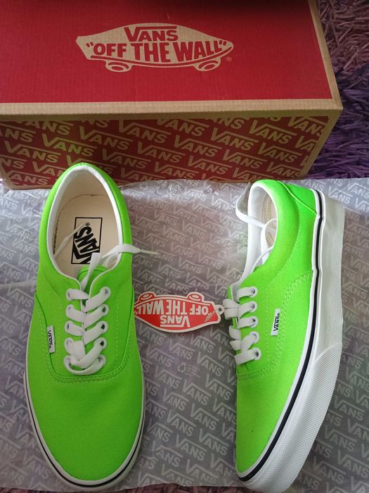 Neonowe buty Vans 38,5 wkładka ok 24,5 cm