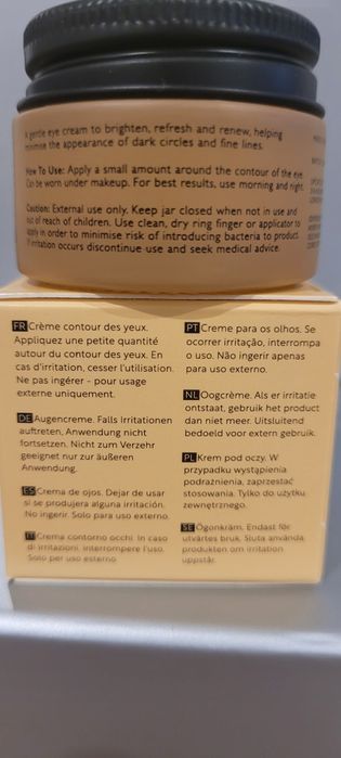 Krem pod oczy UpCircle z ogórkiem, kwasem hialuronowym i kawą 15ml