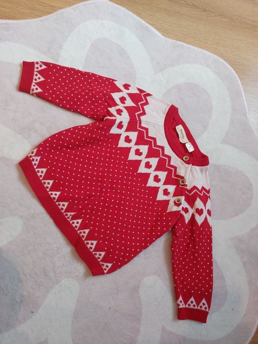 Świąteczna paka ubrań dla dziewczynki ubranka na święta body legginsy