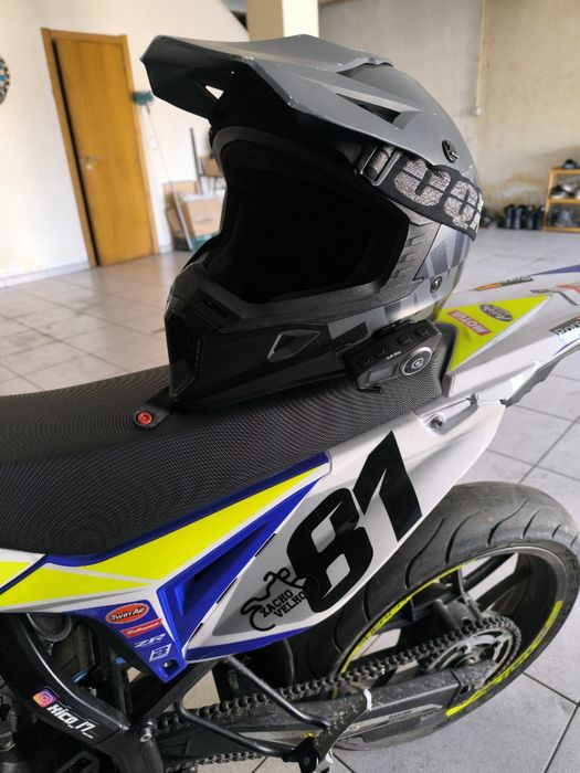 Capacete mota bluetooth