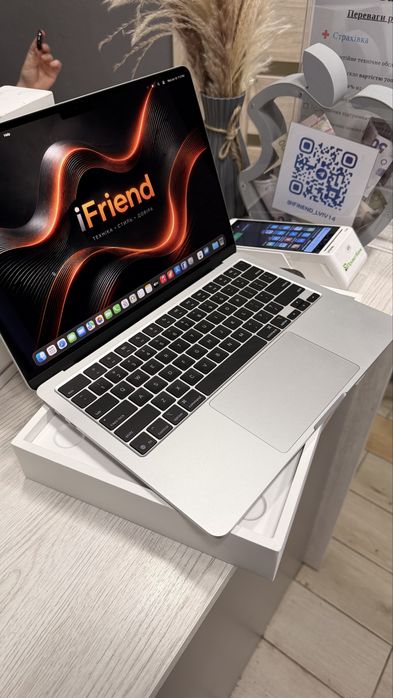 New/Open Apple MacBook Air 13“ Midnight/Silver M4 16/256 2025рік