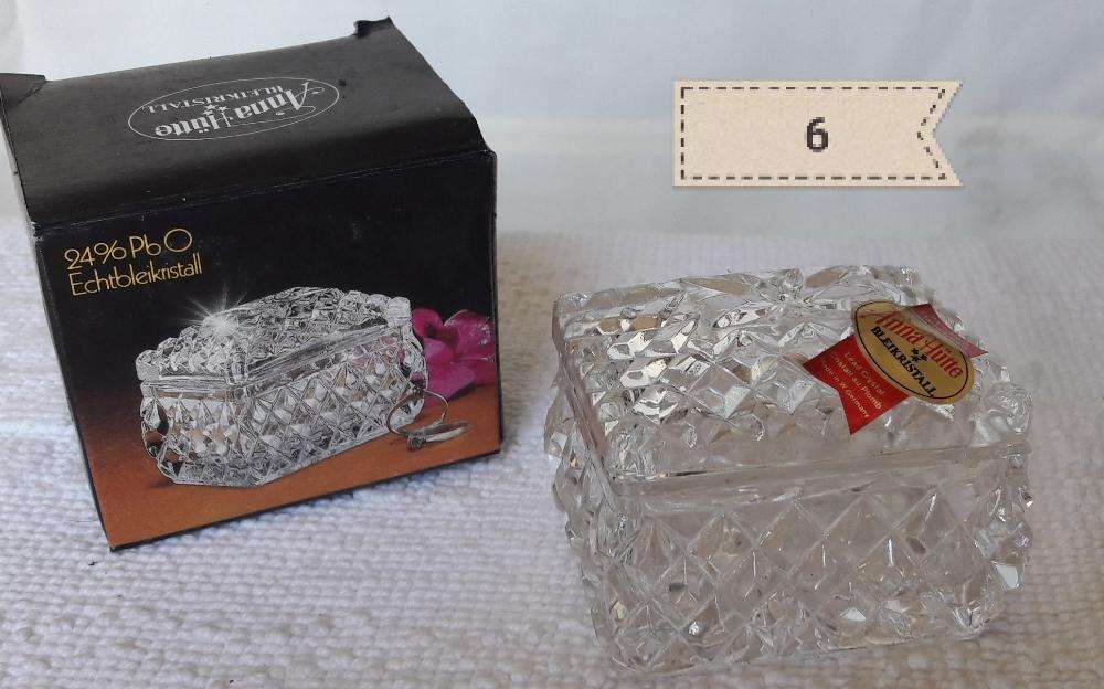 Várias peças cristal