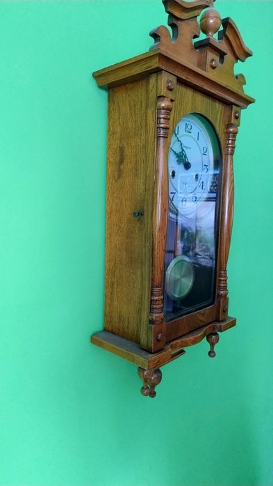 Luksusowy Zegar ścienny PIĘKNY Adler Wiszący Mechaniczny 11005-o