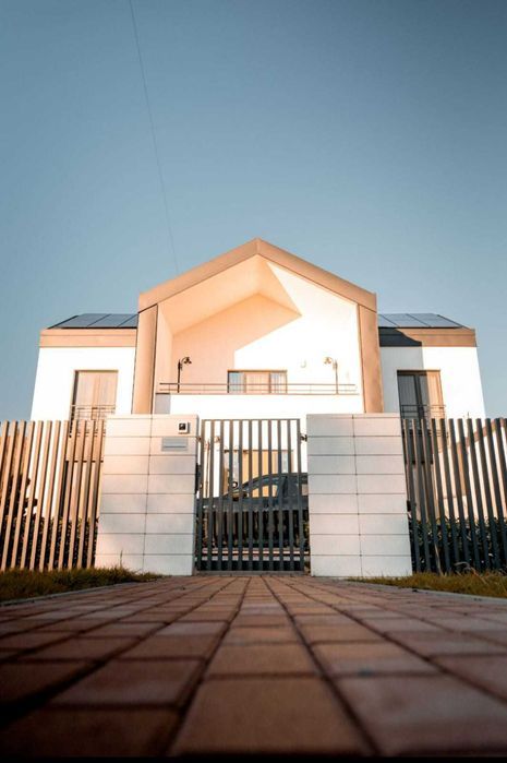 Ogrodzenie premium nowoczesne ogrodzenie grzebieniowe profile pionowe