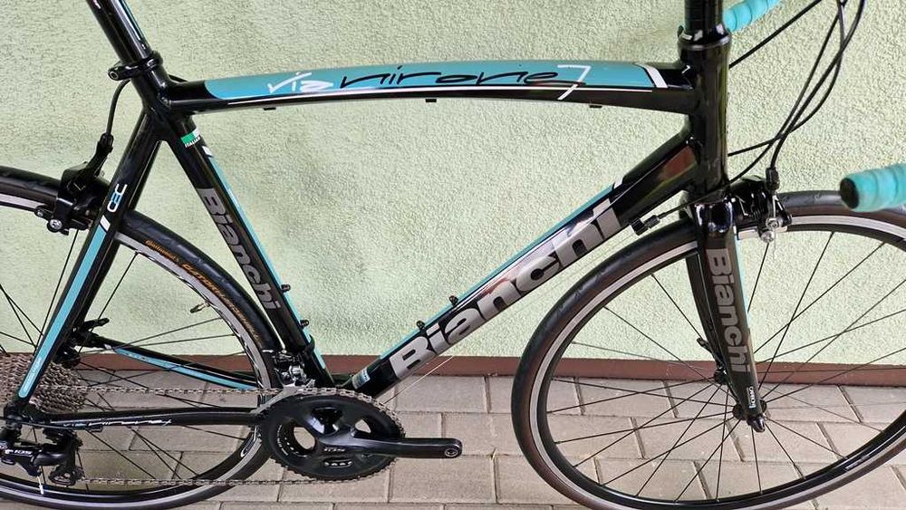 BIANCHI VIA NIRONE alu carbon 105 11s szosa endurance SUPER STAN r57