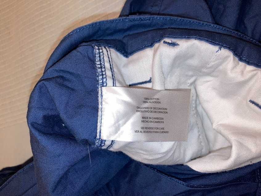 EDDIE BAUER - szorty granatowe - chino - rozm. 3XL (pas 112 cm)