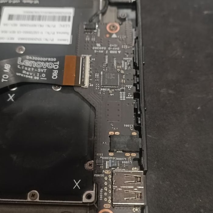 Moduł- włącznik,audio, USB Lenovo Yoga 900 13isk
